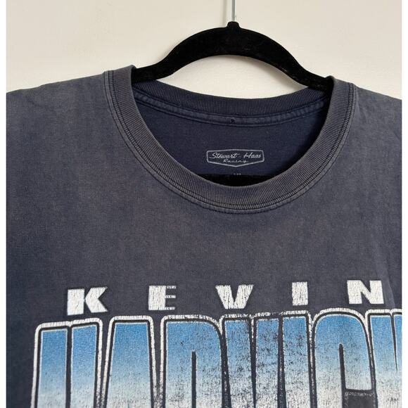 Dark Blue Navy Vintage Nascar Cotton T Shirt XL - Picture 2 of 5
